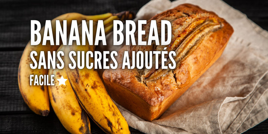 Banana Bread Healthy : recette sans sucre ajouté pour maigrir (Idéal perte de poids)
